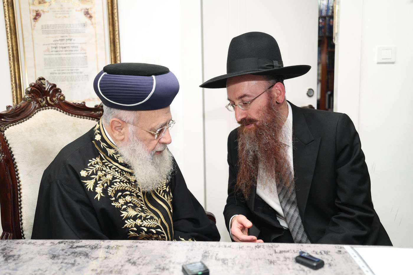 אברכי כולל 'תורת יוסף' בבתי גדולי ישראל 