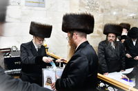 סליחות ראשונות בחצה"ק סערט ויז'ניץ