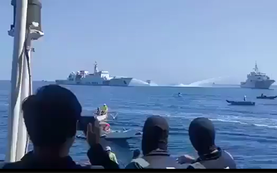 זרנוקי מים העימות החריף בין סין לפיליפינים 