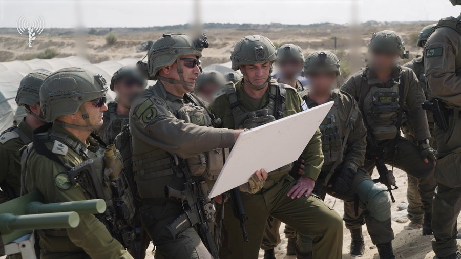 הרמטכ"ל עם הלוחמים
