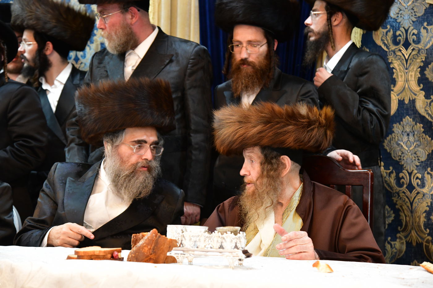 שמחת נישואי בן אב"ד מירון עם נכדת האדמו"ר מלעלוב ניקלשבורג