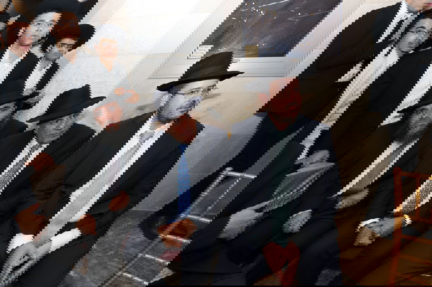 הראשל"צ הגר"י יוסף בחנוכת הבית בהיכל מרן