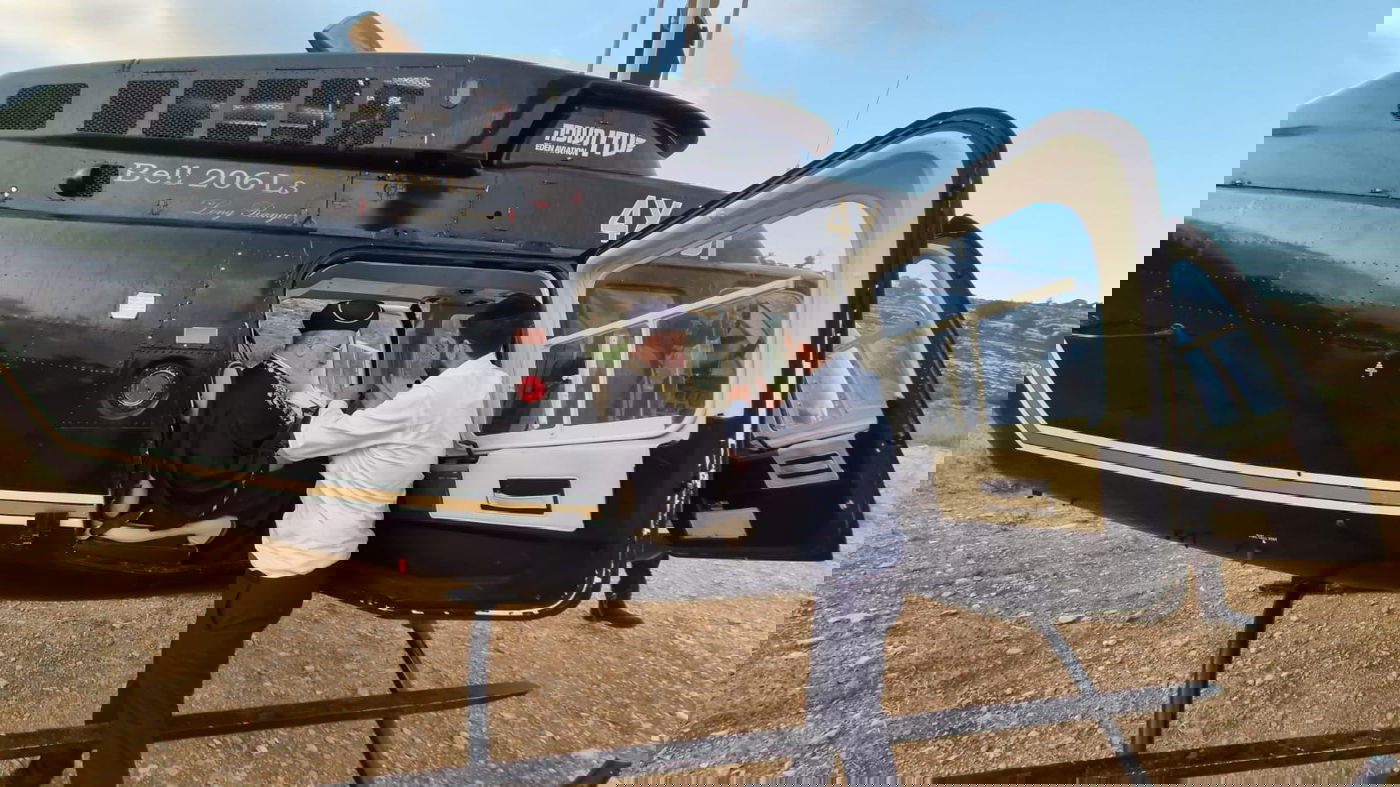 ממשיך את מסורת מרן זצ"ל | הראשון לציון המריא בהליקופטר לעצרות הימים הנוראים