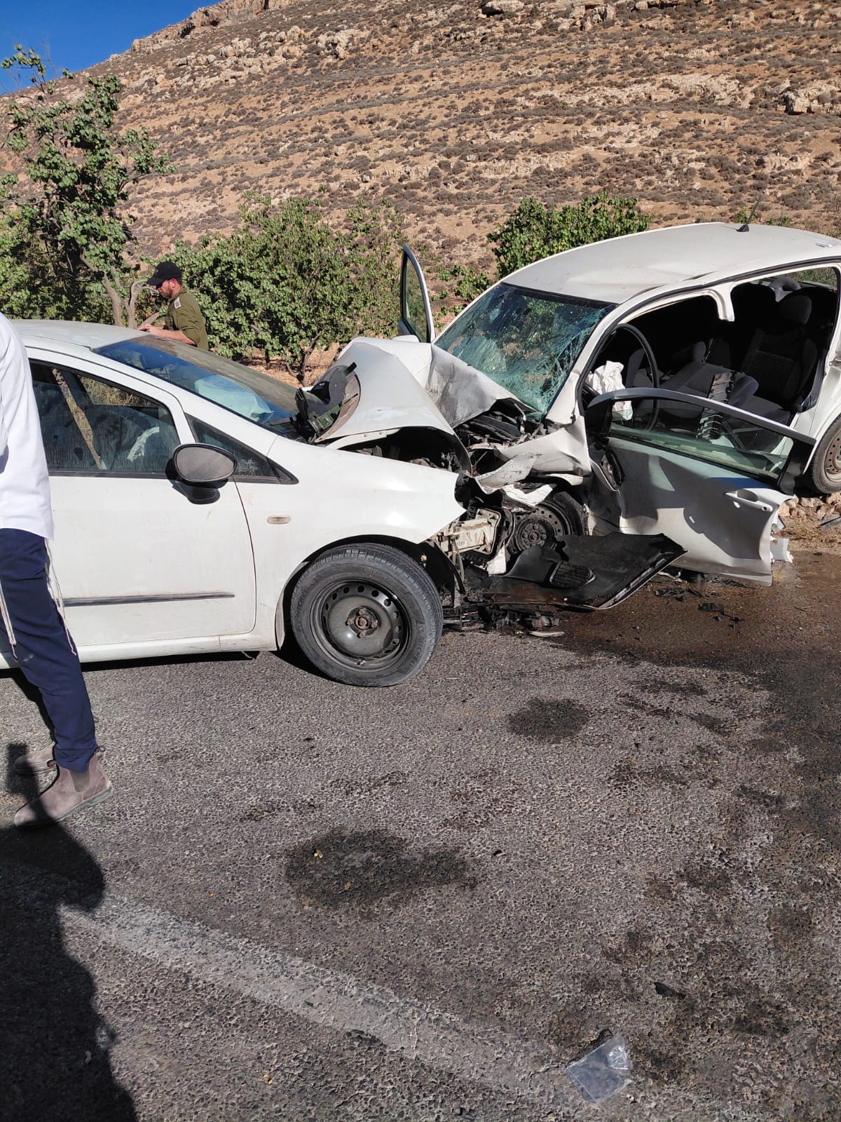 זירת התאונה, הבוקר