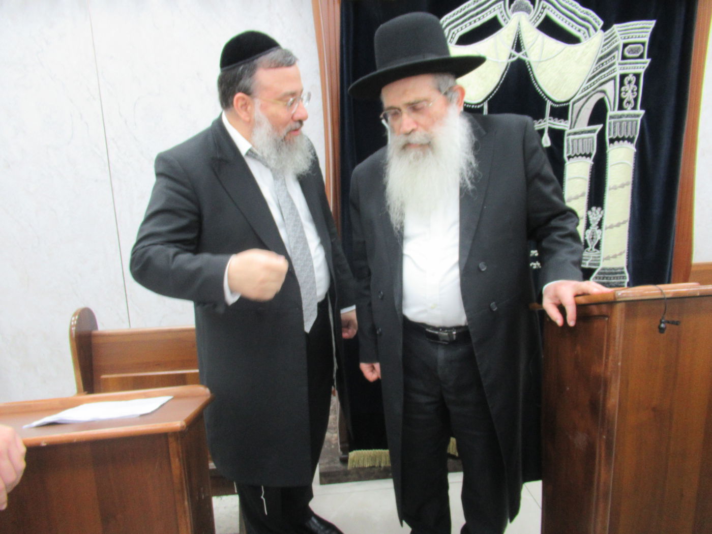 הגר"ש שטיינמן בביקור בישיבת 'דרכי דוד'