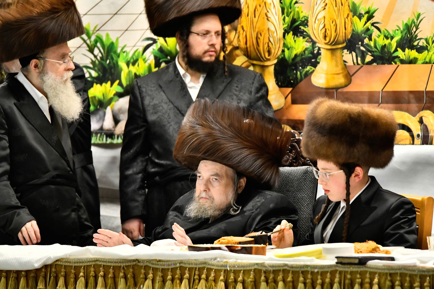 שמחת בר המצווה לנכד האדמו"ר מבעלזא