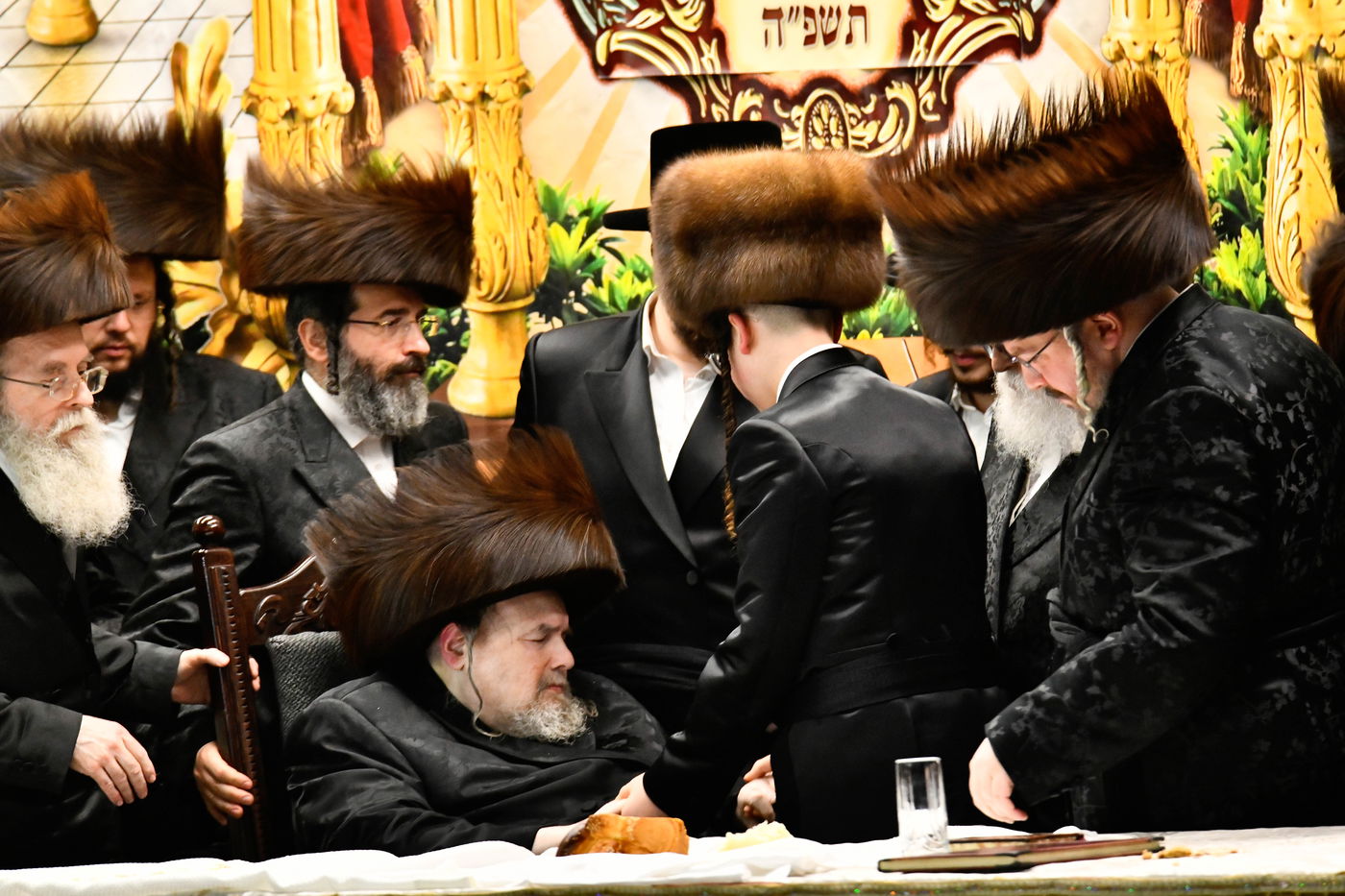 שמחת בר המצווה לנכד האדמו"ר מבעלזא