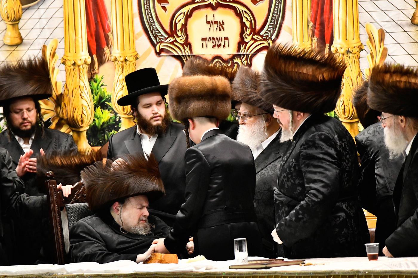 שמחת בר המצווה לנכד האדמו"ר מבעלזא