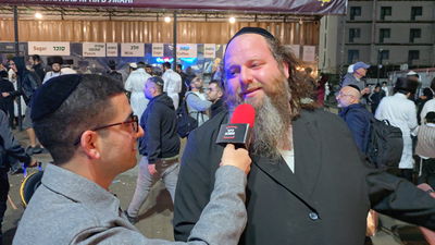 עם צאת החג: כתב 'כיכר' מדווח היישר מציונו של רבי נחמן באומן | צפו 