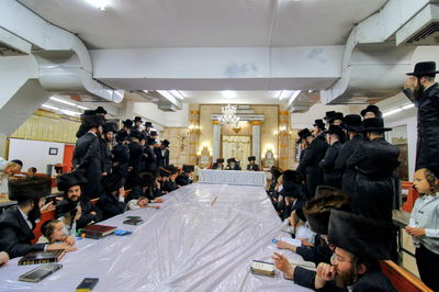 טיש נעילת החג בחצה"ק חוג חתם סופר