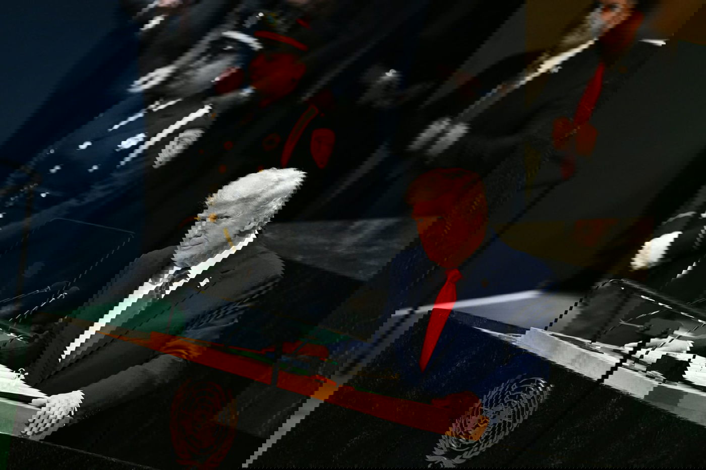 עם טלפרומטר מקולקל: הנאום הנוקב של טראמפ באו"ם, זכה לתשואות