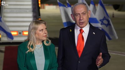 נתניהו בדרכו לארה"ב