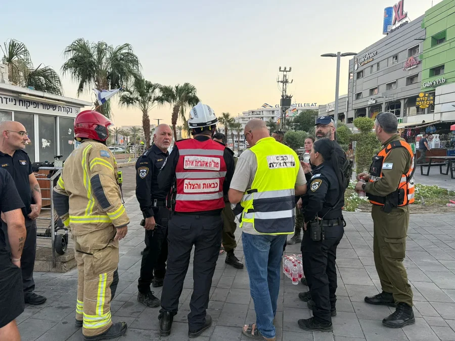 זירת הנפילה באילת