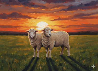 את הכבש האחד ואת הכבש השני 