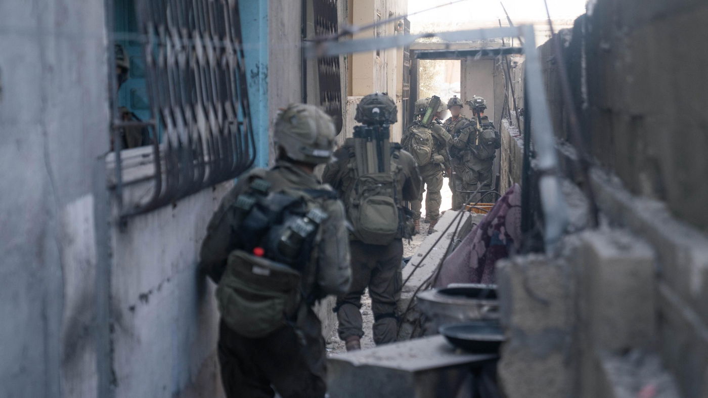 תמרון בלב העיר עזה: תיעוד ממצלמת גוף של לוחם באוגדה 98