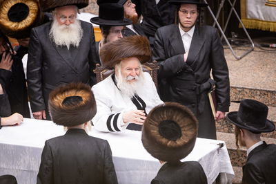 מוצאי ראש השנה בחצה"ק באבוב