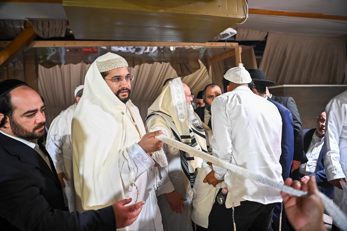 מוצאי ראש השנה אצל הגאון הינוקא