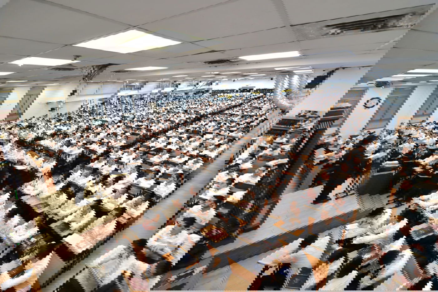 הגאון רבי דוד כהן בשיחה בישיבת 'תורה בתפארתה'