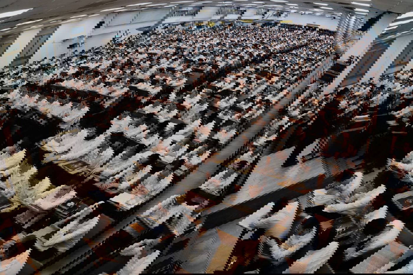 הגאון רבי דוד כהן בשיחה בישיבת 'תורה בתפארתה'