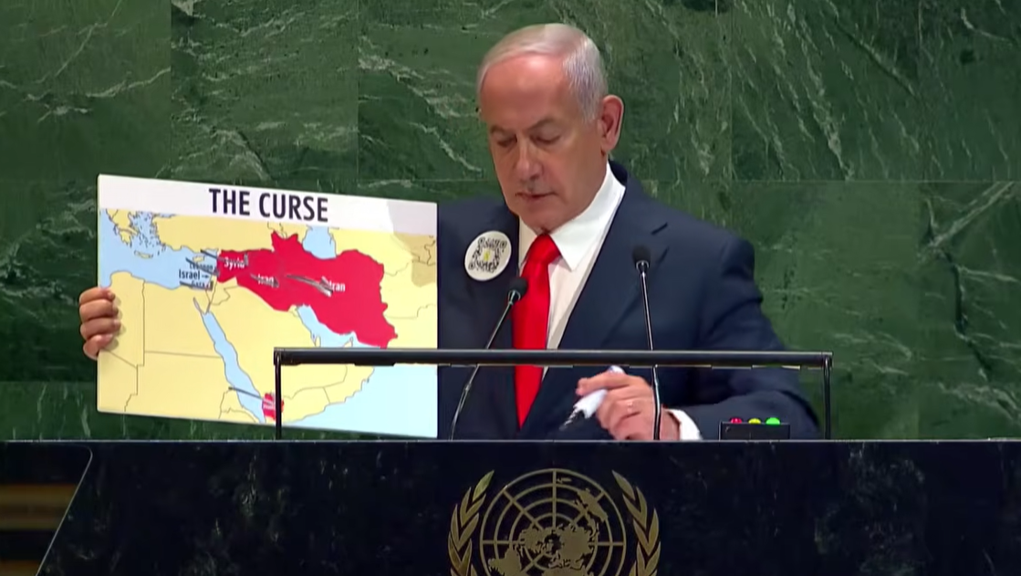 פנייה לחטופים בעברית, לעג על ההכרה ב'פלסטין' ושלום עם סוריה ולבנון | כל העדכונים מנאום נתניהו