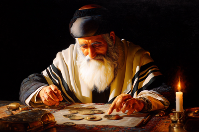 אילוסטרציה על פי ציור של הרש"ש