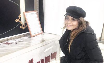 השחקנית המוכרת טסה לראש השנה באומן ומשתפת בחוויות; "אין לתאר"