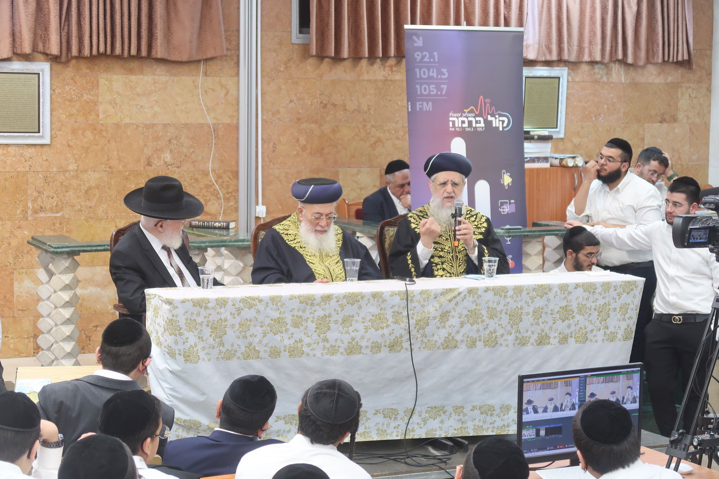 הראשלצי"ם הגר"ד יוסף והגרש"מ עמאר בכסא רחמים