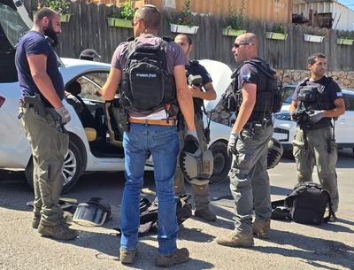 זירת הפיגוע במלון בקיבוץ צובה