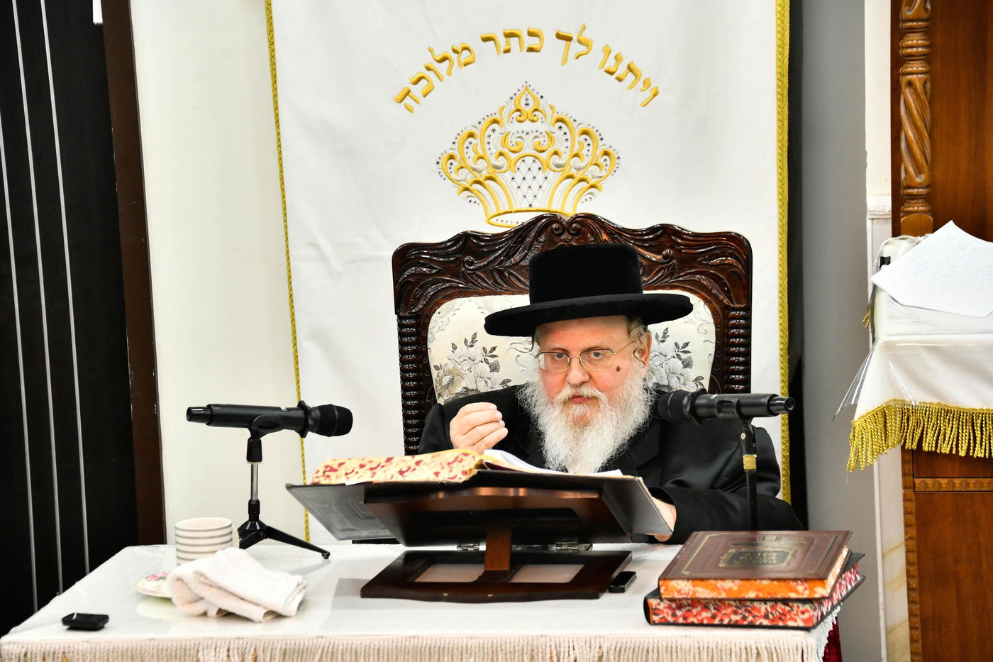 האדמו"ר מסאסוב בדרשת שבת שובה 