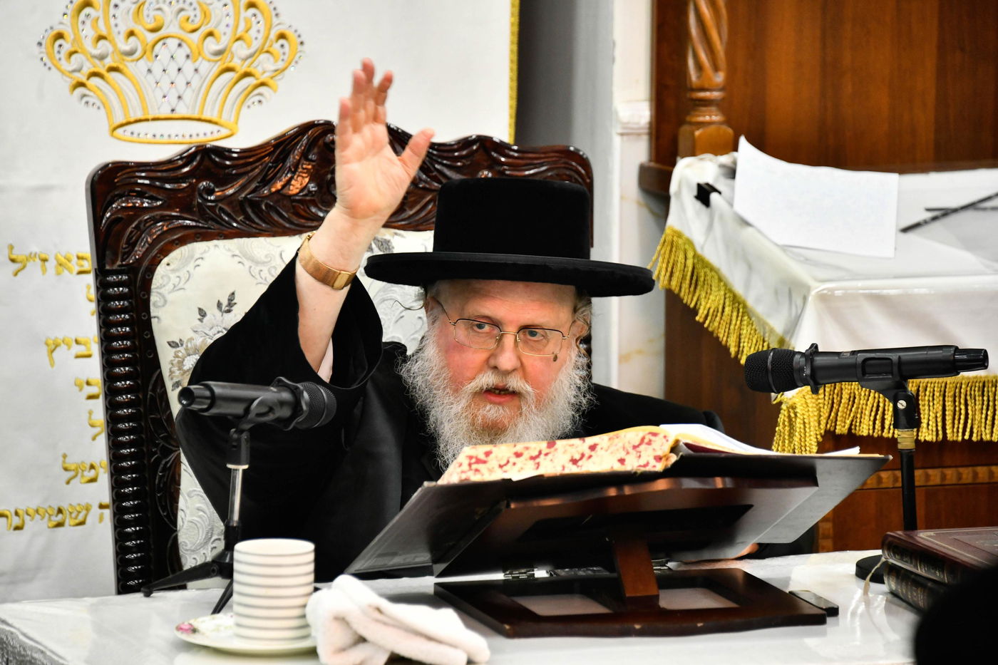 האדמו"ר מסאסוב בדרשת שבת שובה 