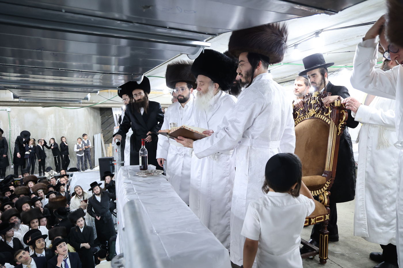 מוצאי ראש השנה אצל הגרי"מ מורגנשטרן