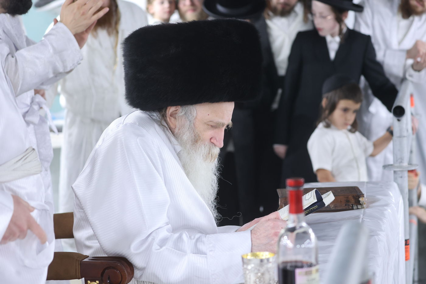 מוצאי ראש השנה אצל הגרי"מ מורגנשטרן