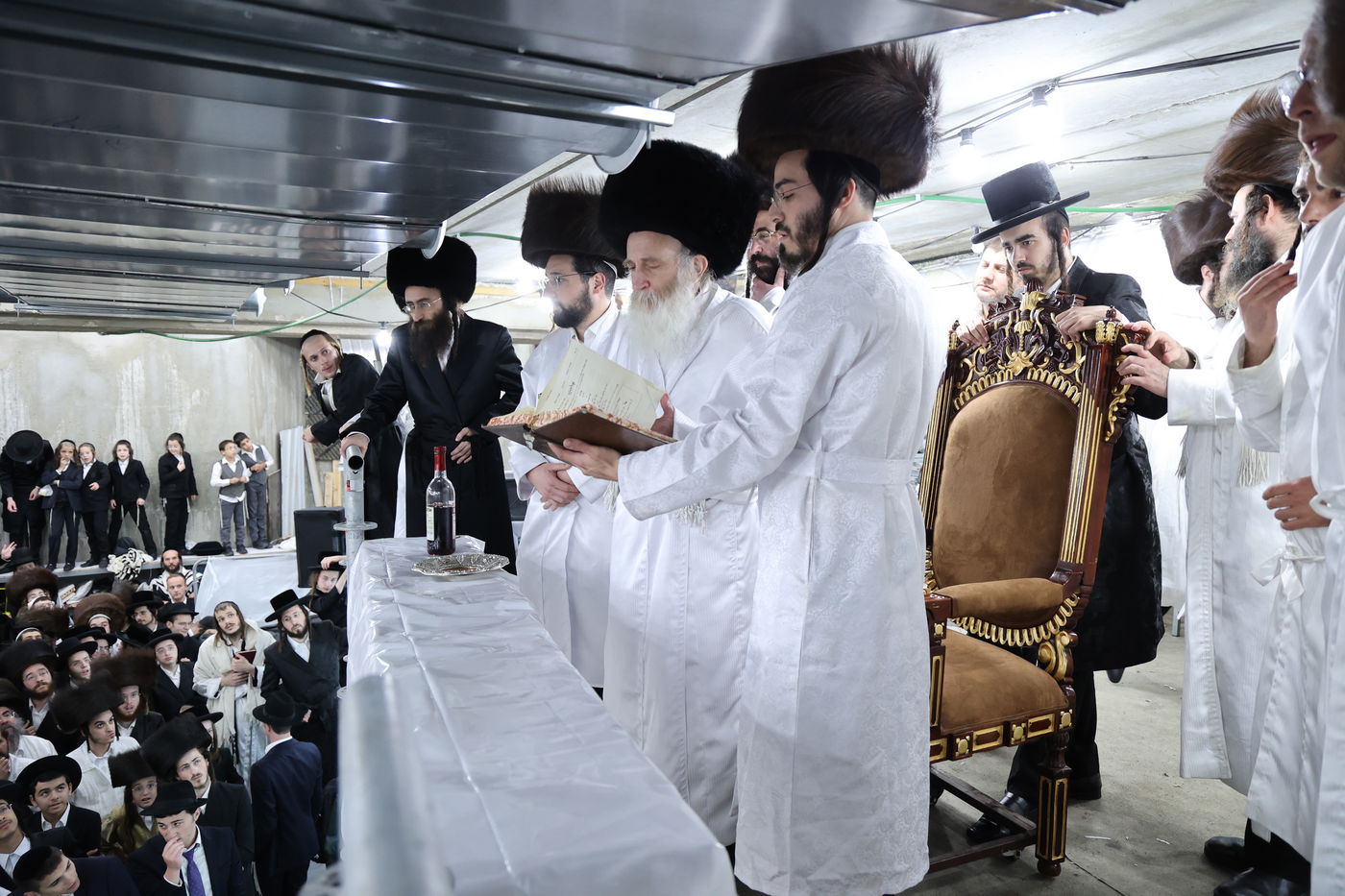 מוצאי ראש השנה אצל הגרי"מ מורגנשטרן