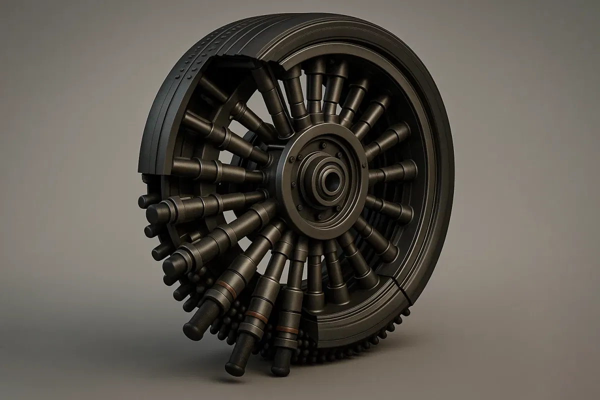 הדמייה של הגלגל המדובר