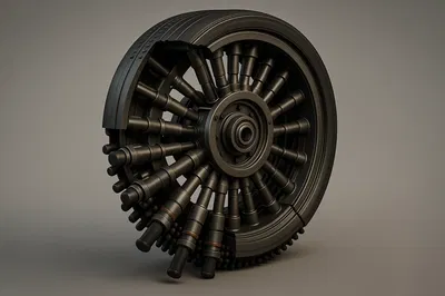 הדמייה של הגלגל המדובר