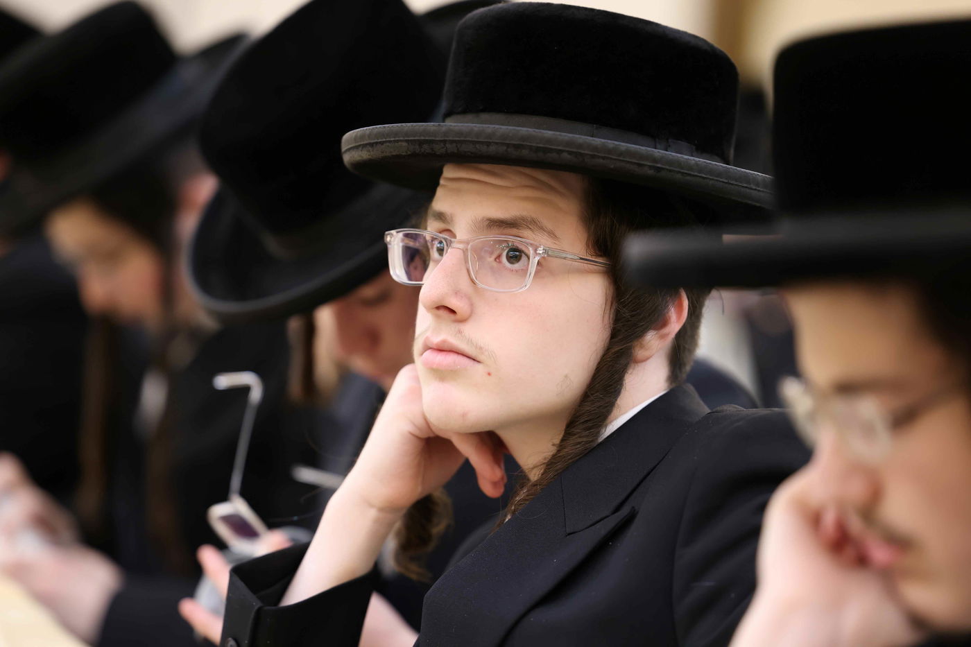 סיום מסכת גיטין בישיבת סאטמר ירושלים