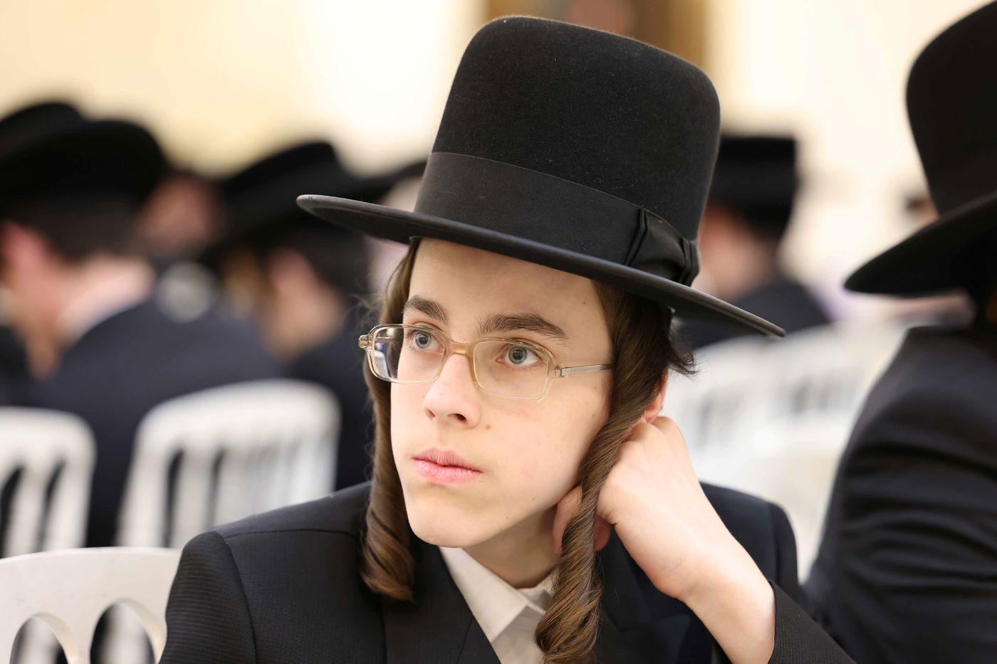 סיום מסכת גיטין בישיבת סאטמר ירושלים