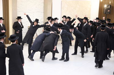 סיום מסכת גיטין בישיבת סאטמר ירושלים