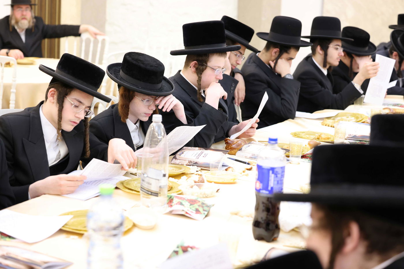 סיום מסכת גיטין בישיבת סאטמר ירושלים