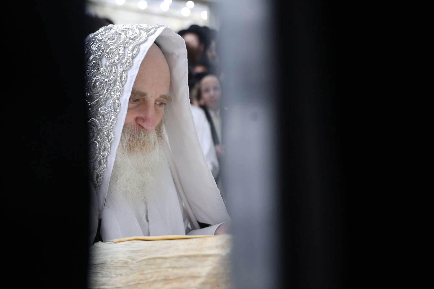 הגרי"מ מורגנשטרן בתפילת מנחה