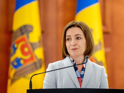 נשיאת מולדובה מאיה סנדו