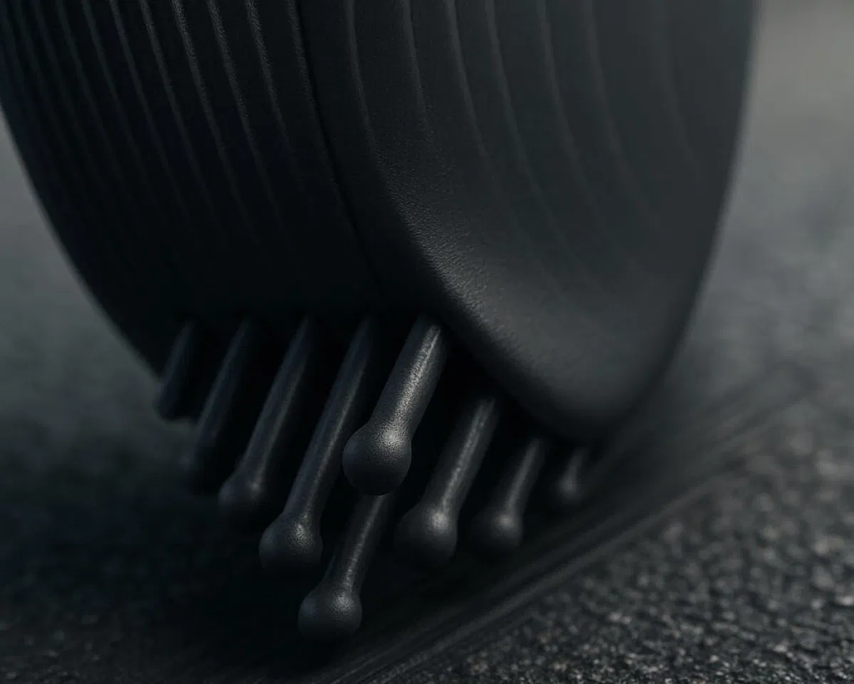 הבוכנות יוצאות מהגלגל. הדמיית יצרן