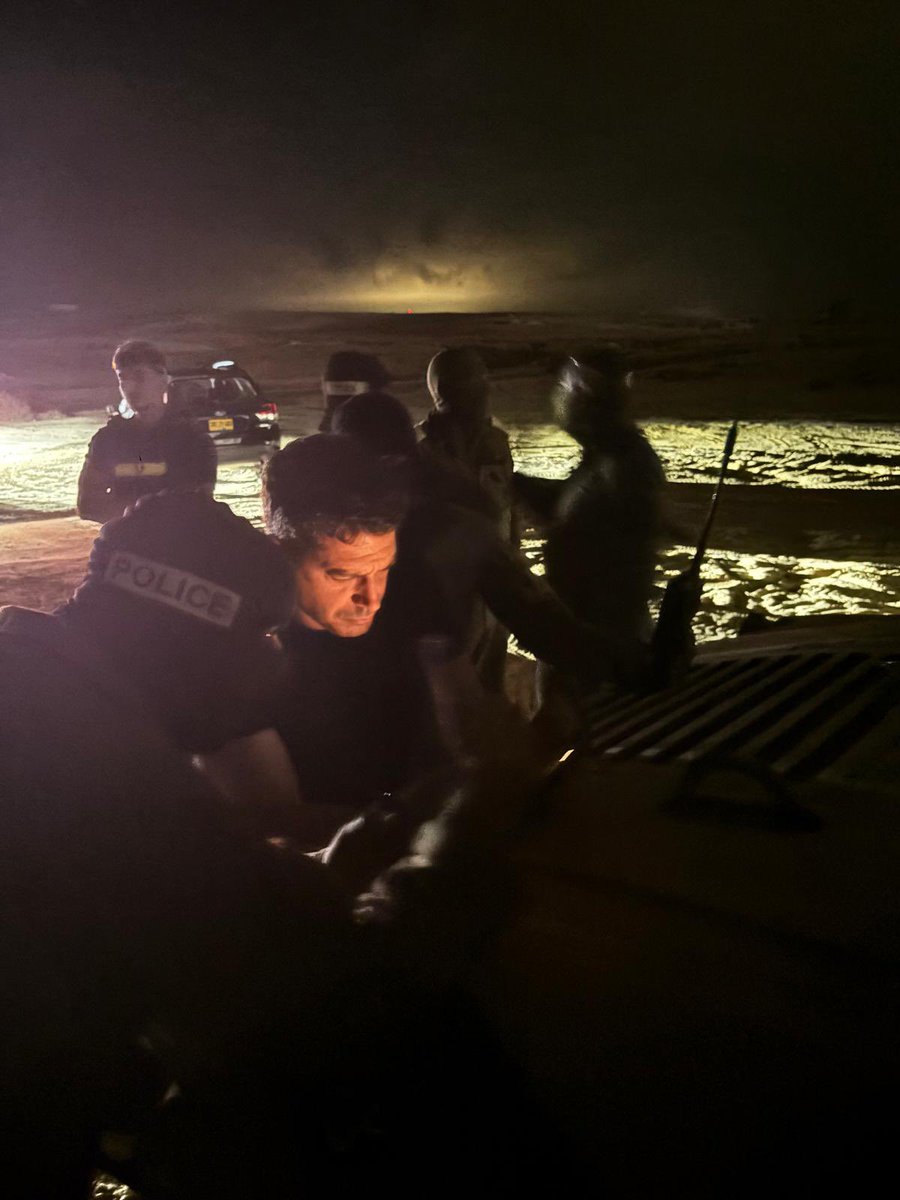 השר שיקלי במהלך הסיור בגבול מצרים