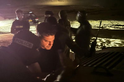 השר שיקלי במהלך הסיור בגבול מצרים