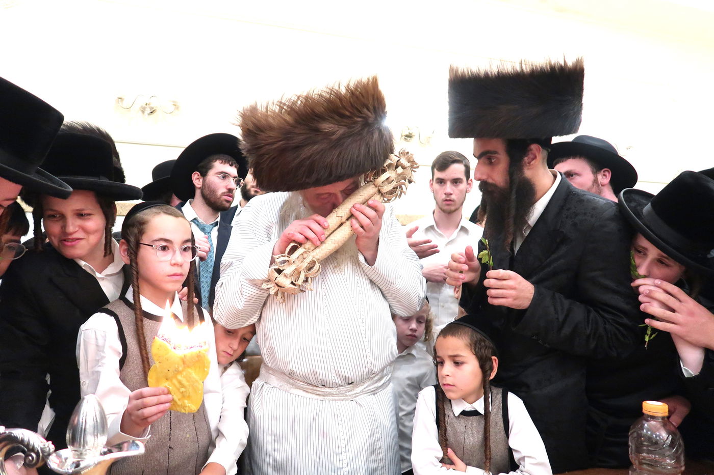 הרבי המשפיע ממבקשי אמונה בשבת בברכפלד