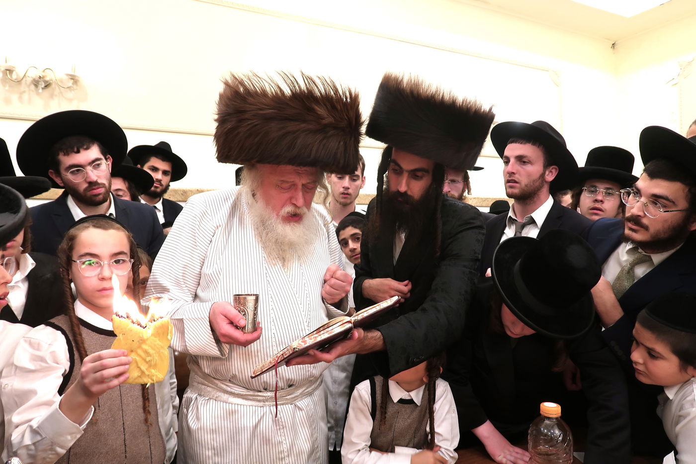 הרבי המשפיע ממבקשי אמונה בשבת בברכפלד