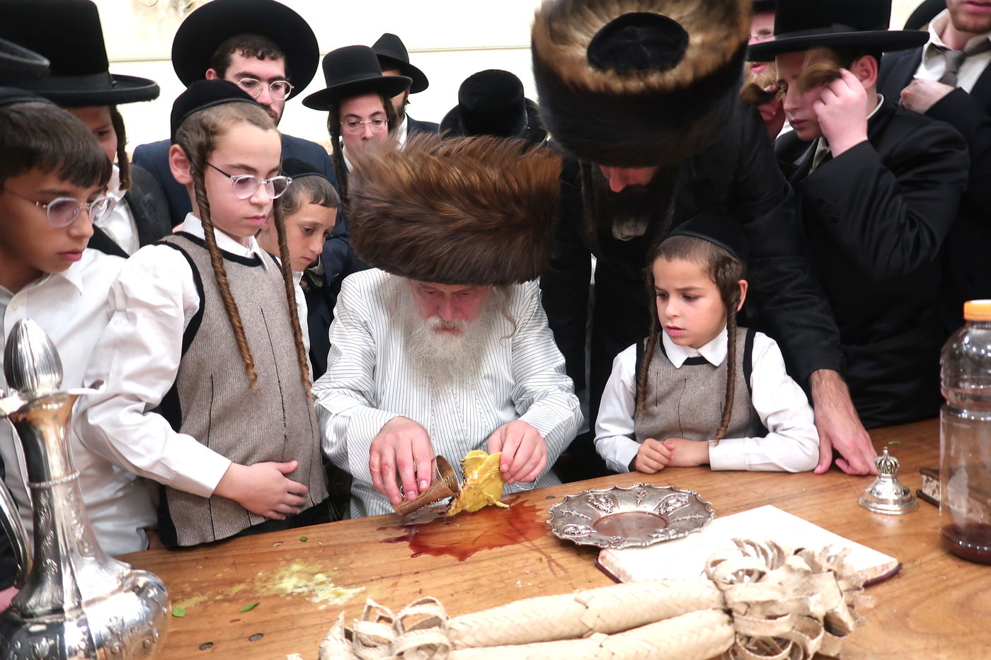 הרבי המשפיע ממבקשי אמונה בשבת בברכפלד