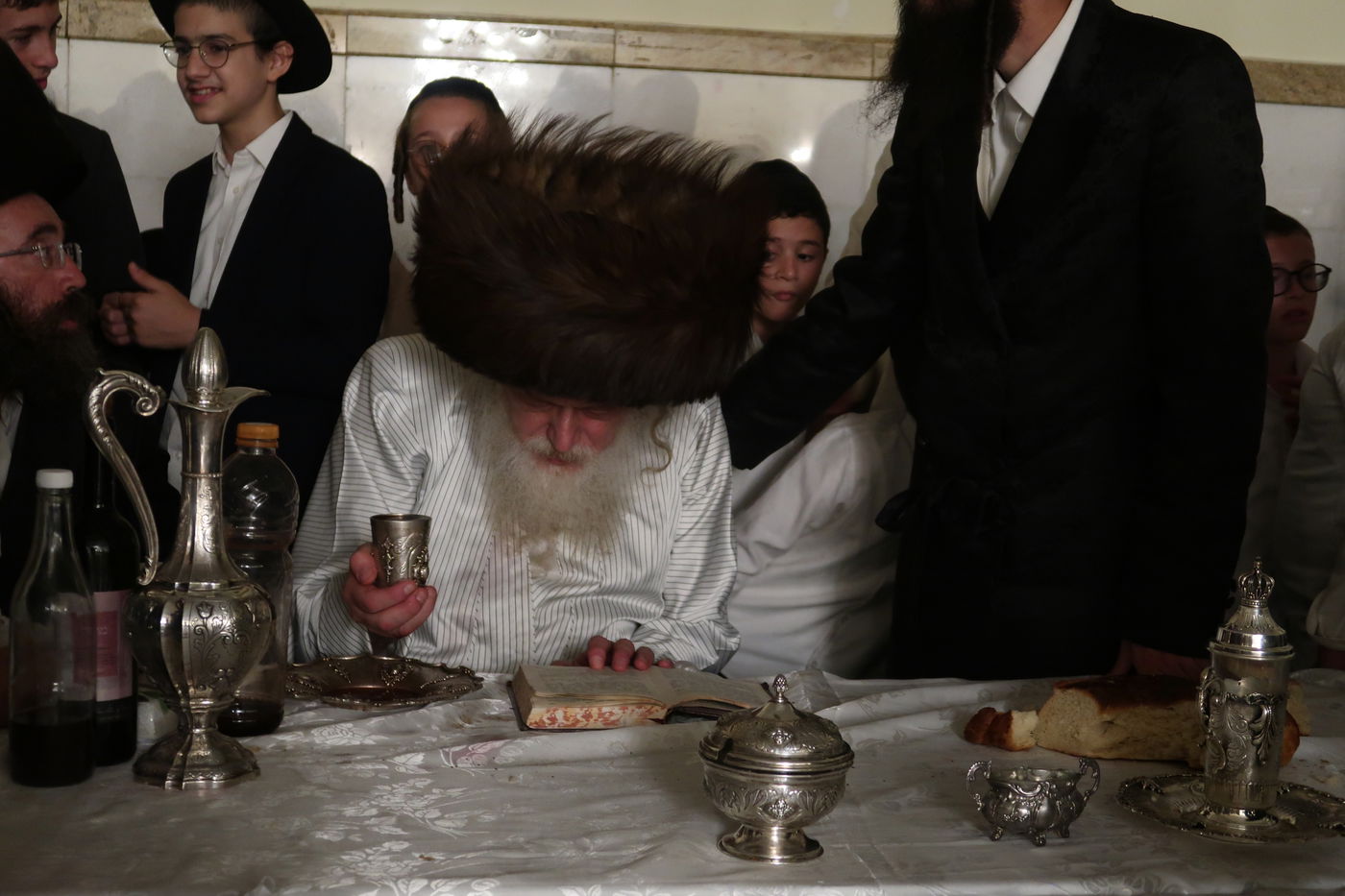 הרבי המשפיע ממבקשי אמונה בשבת בברכפלד