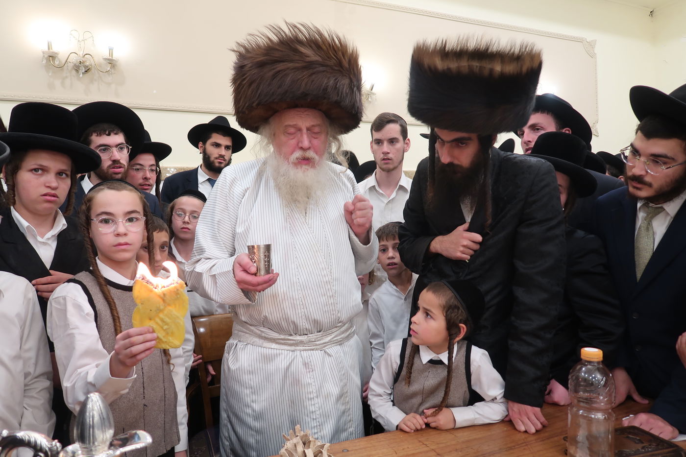 הרבי המשפיע ממבקשי אמונה בשבת בברכפלד