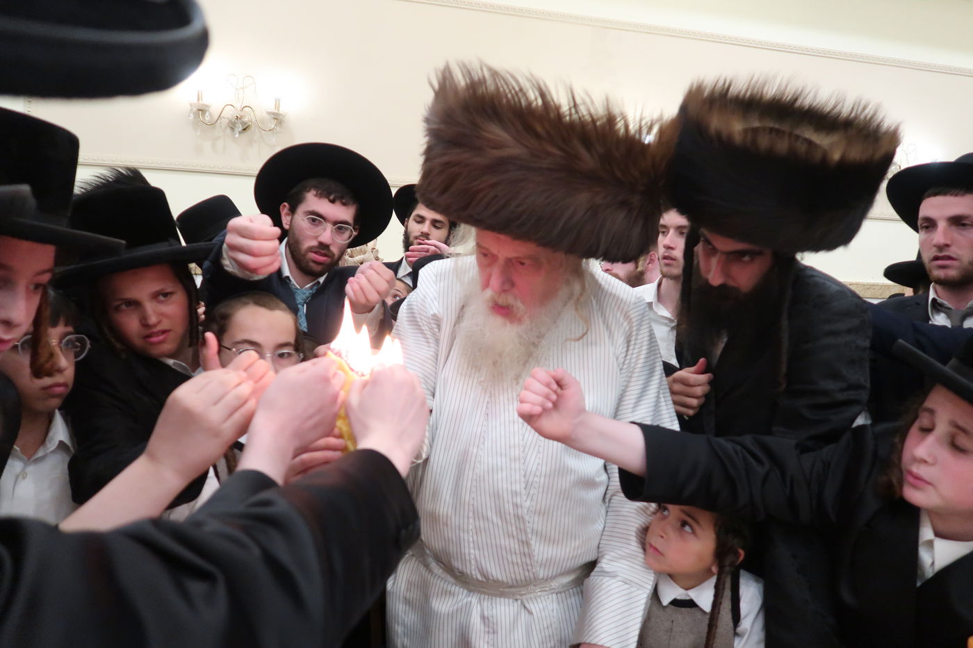 הרבי המשפיע ממבקשי אמונה בשבת בברכפלד